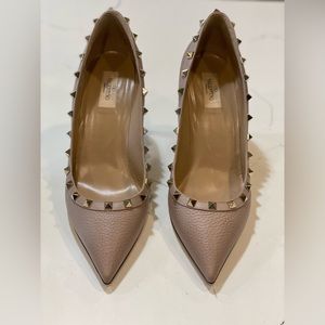 Valentino Rockstud Grainy Leather Pump 85 mm